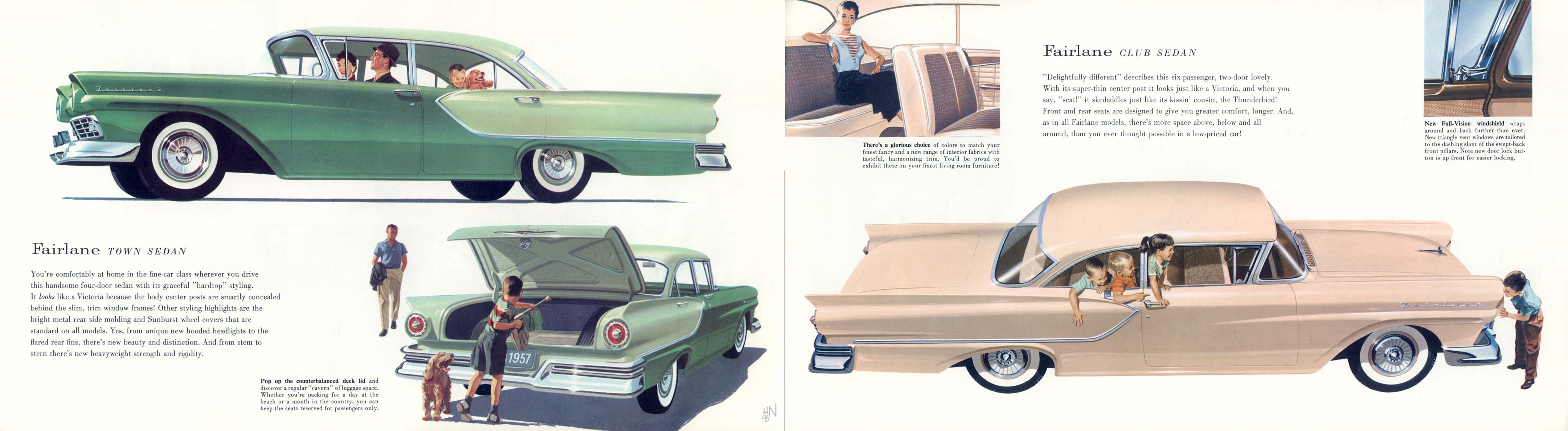 1957 Ford Fairlane Brochure Page 6